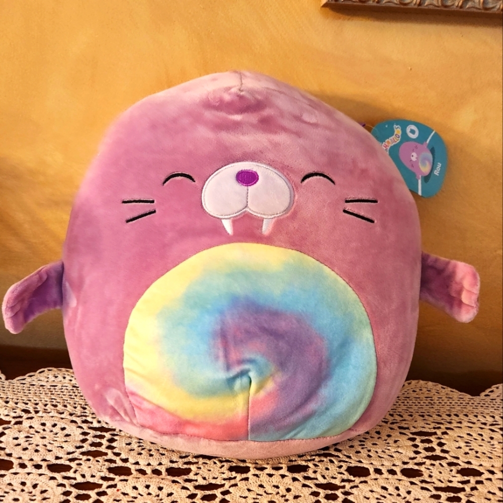 NWT 11 inch Squishmallow Rou pink walrus